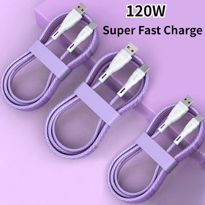 3-PACK - ⚡Fast Charger (USB C to USB A) Cable Male Cord Charging Type C Cable