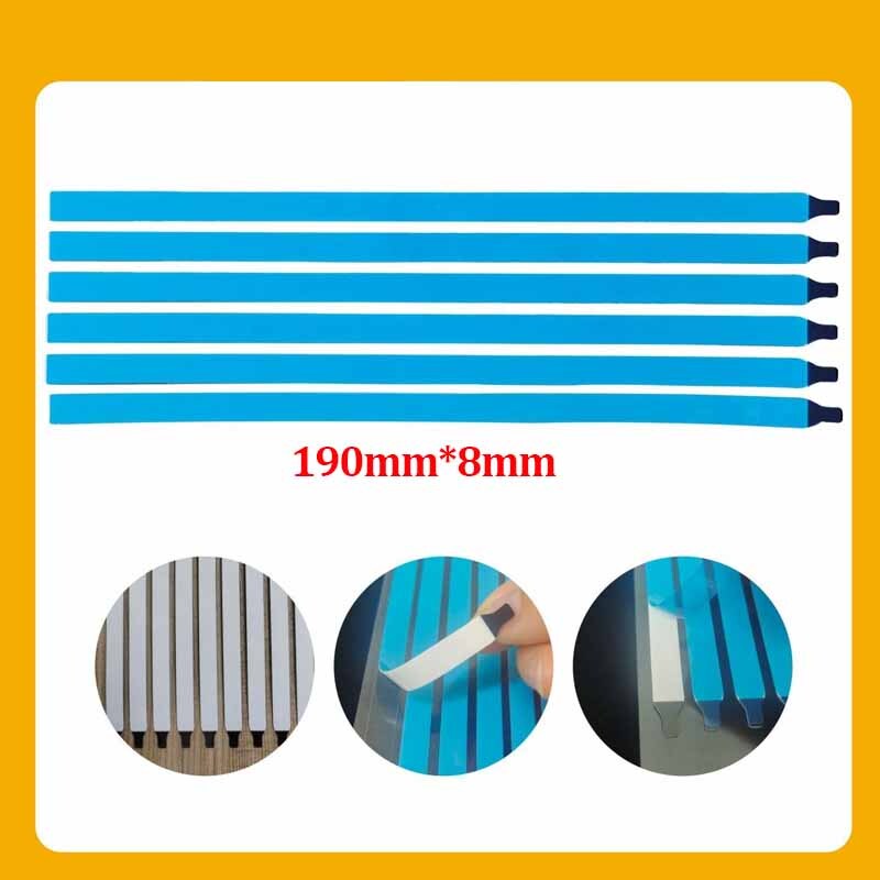 Set of 6 Pull tabs stretch release adhesive strips for LCD screen without tabs