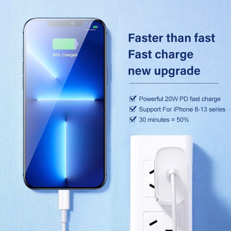 2023 Upgrade Super Fast Charger Type C For iPhone 14 13 12 11Pro Max Xs XR 8Plus