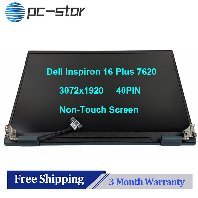 New Dell Inspiron 16 Plus 7620 16" Complete QHD+ LCD Assembly T30JX Sky