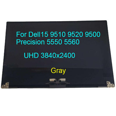 NEW Genuine Dell LCD Touch Screen Assembly XPS 15 9500 15.6" 3840x2400 Glossy  Gray