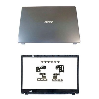 For Acer Aspire A315-42 A315-54 A315-56 New Gray Back Cover Front Bezel Hinge US