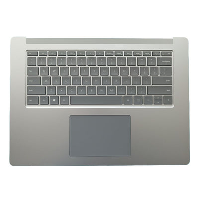 NEW For Microsoft Surface Laptop 4 15" 1953 Palmrest Keyboard Touchpad Silver