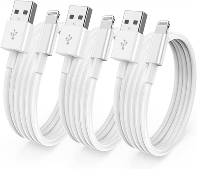 3 Pack Fast Charger USB Cable For iPhone 6 7 8Plus iPhone XR Max 11 12 13 14 Pro