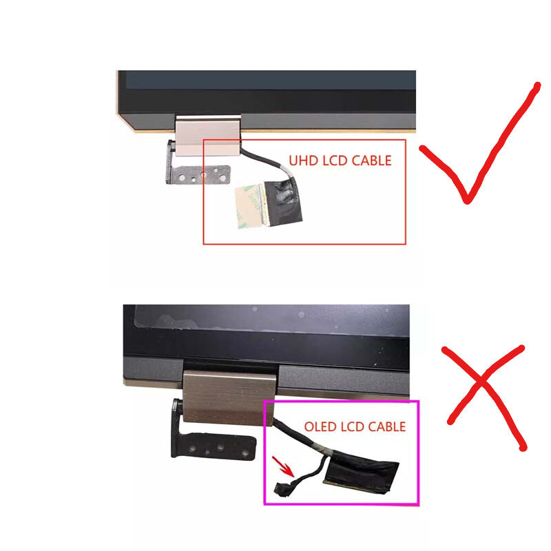 15.6" for HP Spectre X360 15-EB000 15T-EB000 M16387-001 LCD Touch Screen Brown