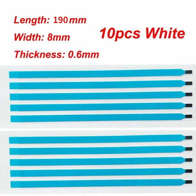 10 x Pull Tabs Stretch Release Adhesive Strips for LCD Screen Panel With Handle