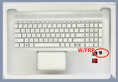 NEW HP 17T-CN000 17Z-CP000 Palmrest Keyboard With Fingerprint Hole M50457-001 US