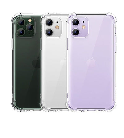 For iPhone 14 13 12 11 Pro Max Mini X Xs XR 7 8 6 Plus SE Shockproof Clear Case Phone Cases