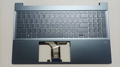 New FOR HP Pavilion 15-eg 15-eh Palmrest w/ Backlit Keyboard Blue M08920-001