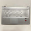 H 17-CN 17-CP 17T-CN 17Z-CP Palmrest /W Backlit Keyboard Silver M50456-001 NEW