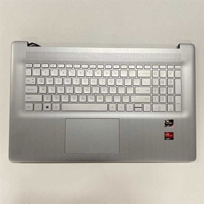 H 17-CN 17-CP 17T-CN 17Z-CP Palmrest /W Backlit Keyboard Silver M50456-001 NEW