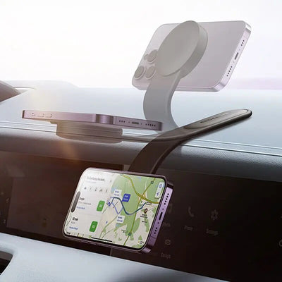 15W Wireless Magnetic Charger Car Mount Holder for iPhone 14/15 Pro Max Magsafe