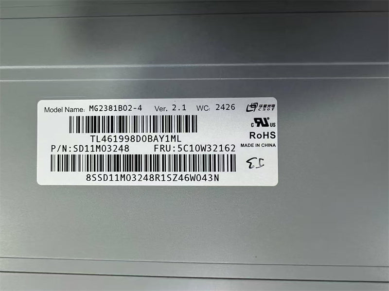 23" MG2381B02-4 1920x1080 30 Pins LCD Non-Touch Screen Display Panel