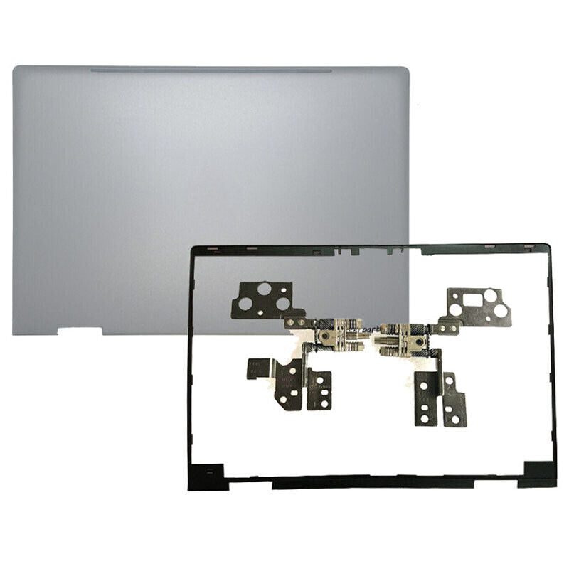 New 15.6" FOR HP Envy X360 15-BP 15M-BP011DX Silver LCD Back Cover+Bezel+Hinges