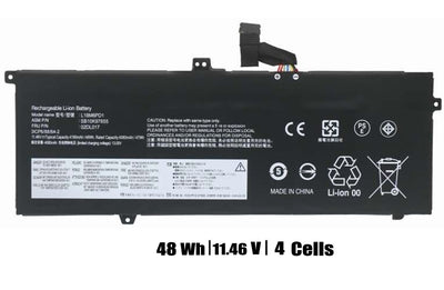 New 02DL017 L18M6PD1 L18C6PD1 Battery For Lenovo ThinkPad X13 X390 X395 Series