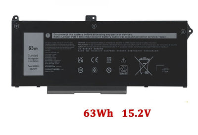 For Dell Latitude 5420 5520 Precision 3560 63Wh 4Cell Laptop Battery RJ40G M033W