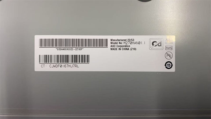 27" for HP M270HAN01.1 27-D 27-dp0011la LCD Non-Touch Screen FHD 1920×1080 30Pin