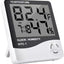 Thermometer Indoor Digital LCD Hygrometer Temperature Humidity Meter Alarm Clock