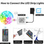 50 Ft LED Strip Lights, Smart Light with App Remote Control, RGB LED 1 ROLL 50ft smart bulb