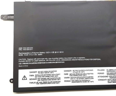 45N1070 45N1071 Battery For Lenovo ThinkPad X1 Carbon 3444 3448 3460 3462 3463