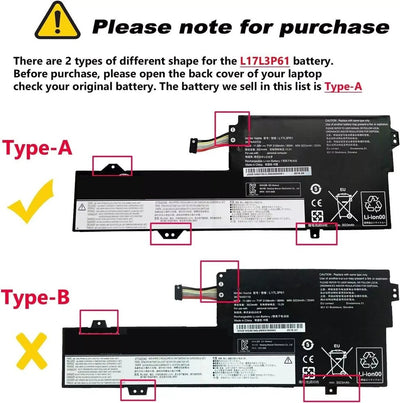 L17L3P61 Battery for Lenovo IdeaPad Yoga 720-12IKB 320S-13IKB L17C3P61 L17M3P61