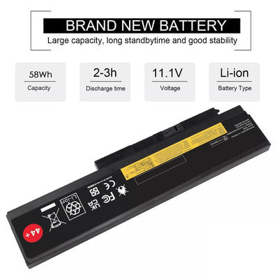 44+ X230 Battery For Lenovo ThinkPad X220 220i X220s x230i 45N1023 45N1027 58Wh