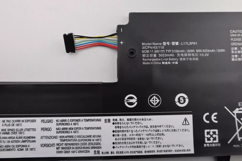 L17L3P61 Battery for Lenovo IdeaPad Yoga 720-12IKB 320S-13IKB L17C3P61 L17M3P61
