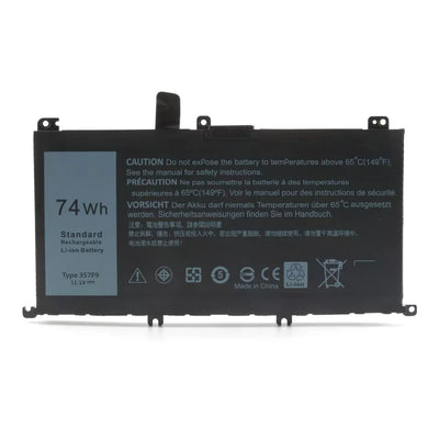 NEW 74Wh 357F9 Battery For Dell Inspiron 15 7000 7559 7557 7567 15-7559 P57F