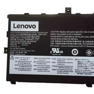 NEW Genuine 01AV430 01AV494 Battery For Lenovo ThinkPad X1 Carbon 5th 6th Gen