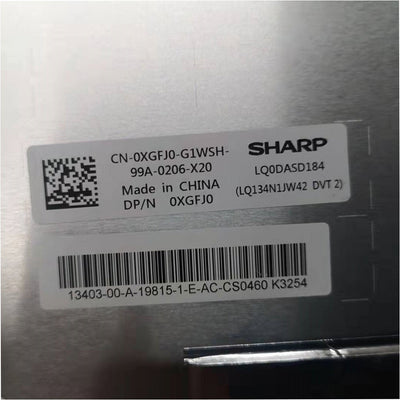 13.4" WUXGA LAPTOP LCD SCREEN LQ134N1JW42 0XGFJ0 fit LQ134N1JW50 LQ134N1JW45