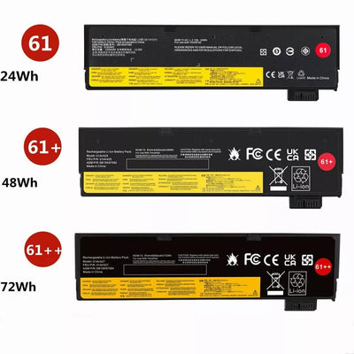 Original New 61+ Battery For Lenovo Thinkpad T470 T480 T570 01AV425 01AV424 48Wh