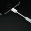 适用于苹果 iPhone 耳机适配器插孔 3.5 毫米辅助线转换器-