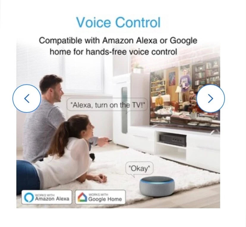 4 Pack Smart Plug, Wifi Mini Socket Outlet, Alexa Google Assistant Timer White