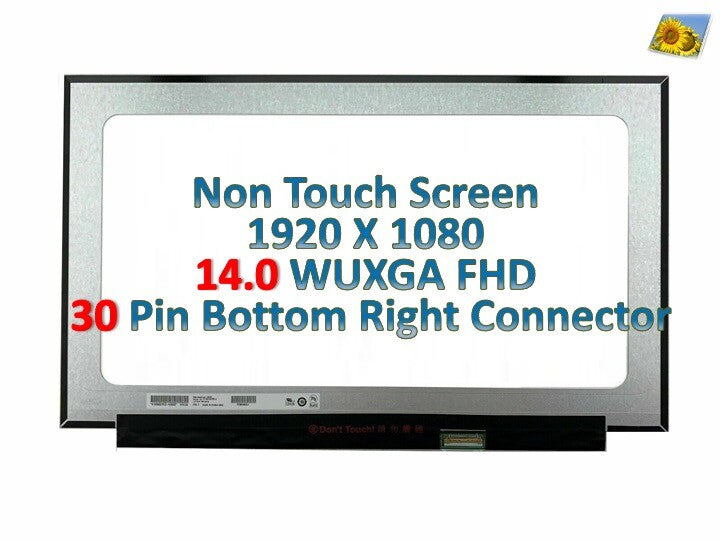 NT140FHM-N45 V8.1 LCD LED Screen 14" FHDT IPS Display Panel New AG 5D11B81385