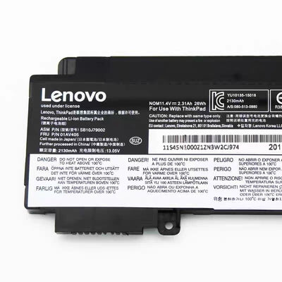 Genuine 00HW024 00HW025 01AV405 01AV406 Battery For Lenovo ThinkPad T460s T470s