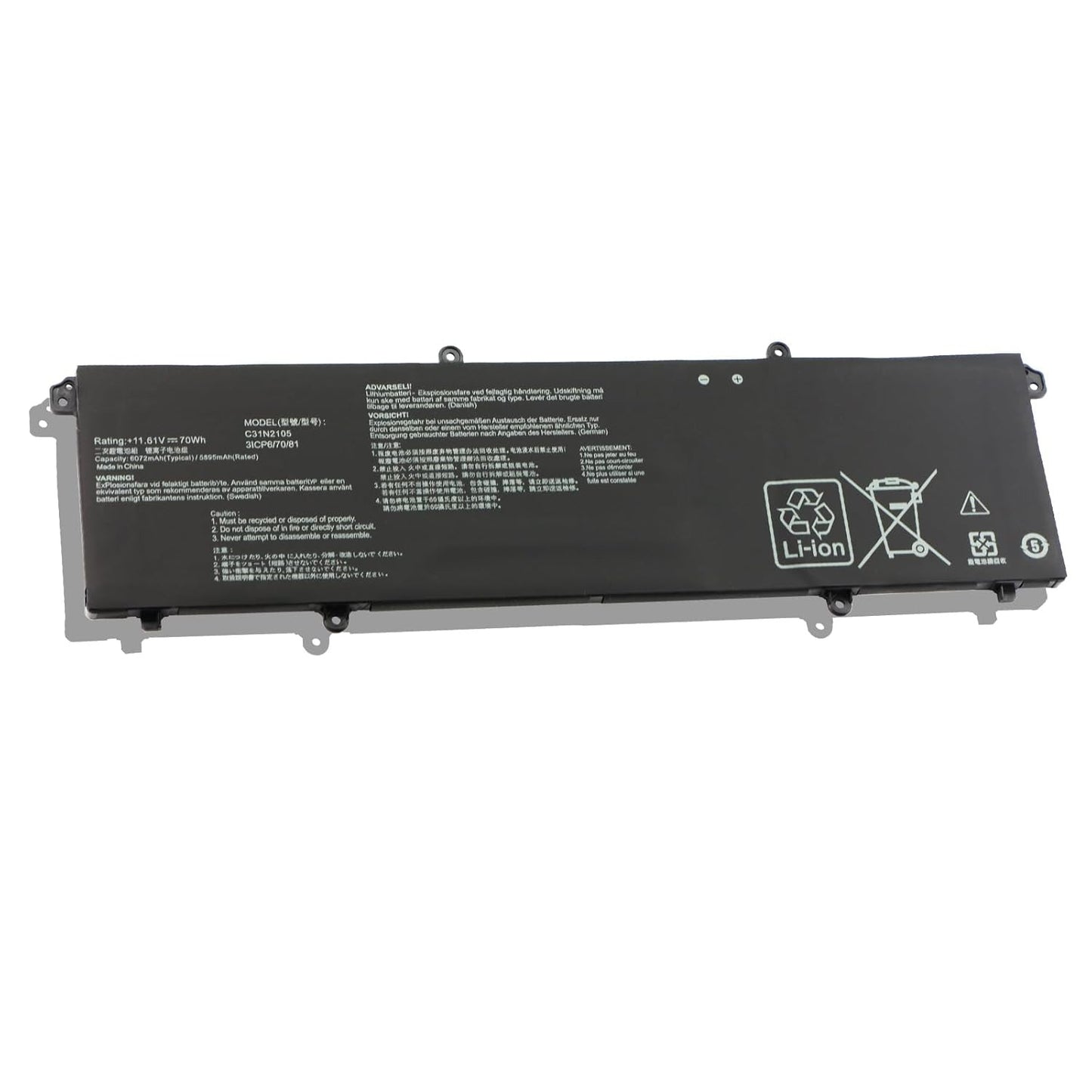 C31N2105 Battery for Asus VivoBook S 14 K3402ZA S 15 K3502ZA 0B200-04140000 70Wh
