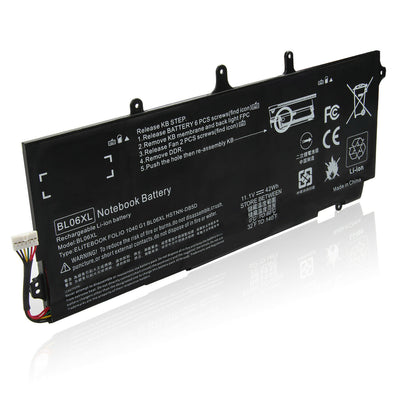 BL06XL Battery for HP EliteBook Folio 1040 G0 G1 G2 HSTNN-DB5D 722297-001 Laptop