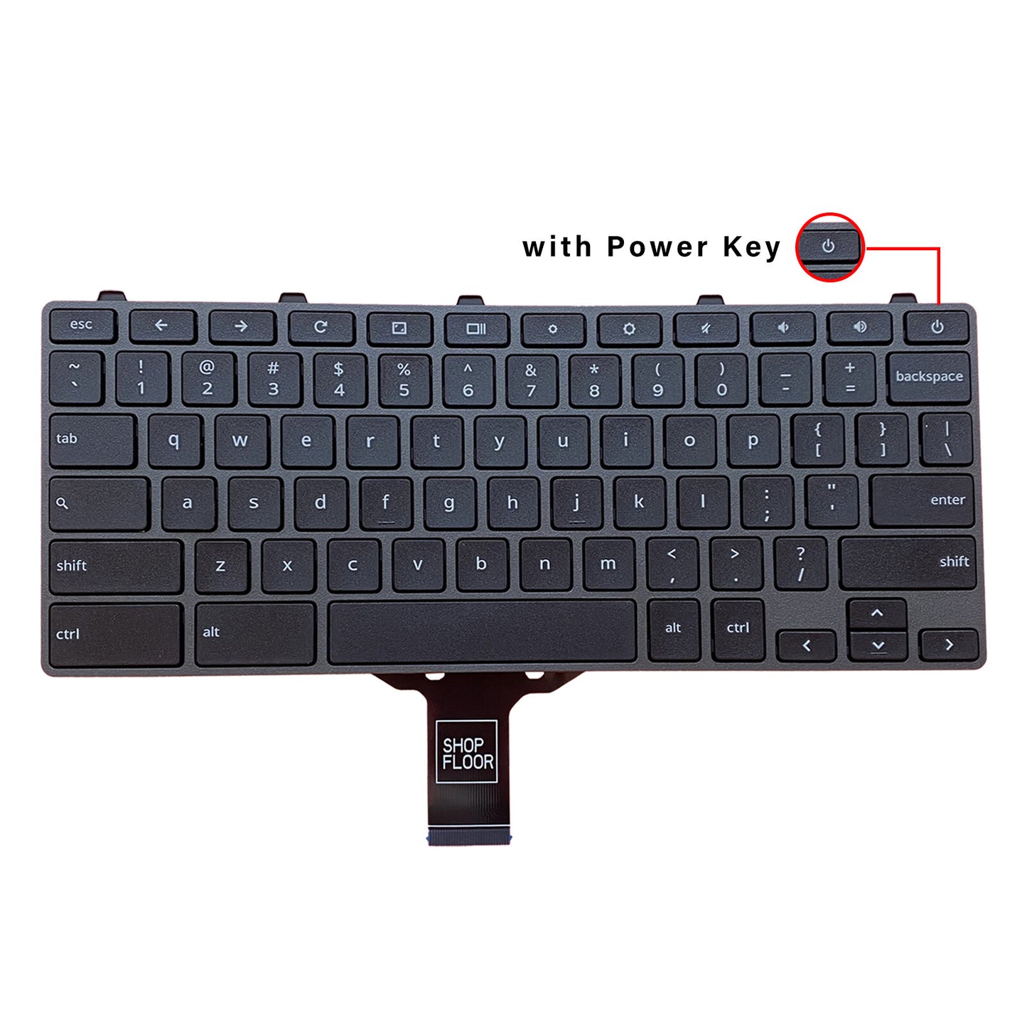 New For Dell Chromebook 11 3100 3110 3400 5190 Laptop Keyboard 00D2DT 03G0H0 US