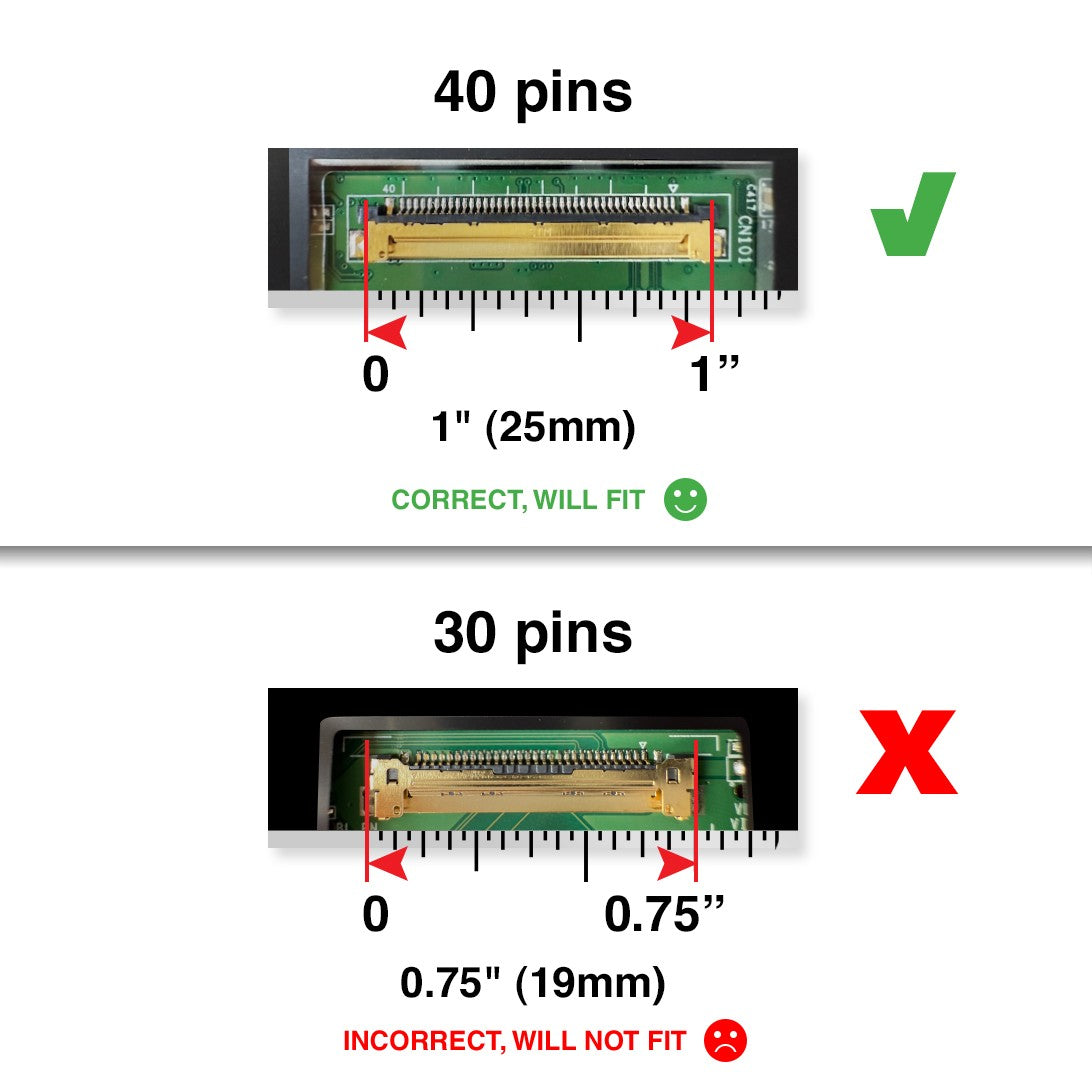 B140HAK03.5 40 Pins FHD Touch Screen Replacement LCD Display