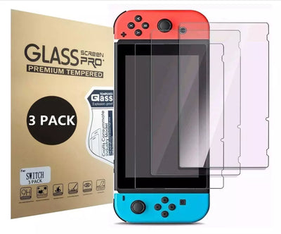 (3 Pack) Nintendo Switch Premium Tempered Ultra Clear Glass Screen Protector Tempered Glass