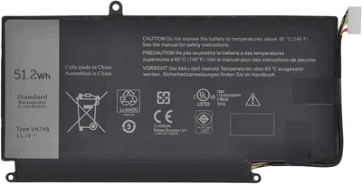 For Dell Inspiron 14-5439 Vostro 5460 5470 VH748 Laptop Battery 11.4V 51.2Wh