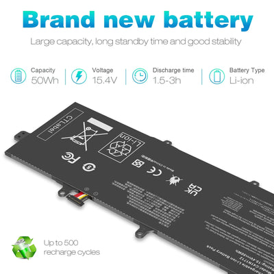 C41N1712 BATTERY FOR ASUS ROG ZEPHYRUS GX501G GX501GI GX501V GX501GM NOTEBOOK