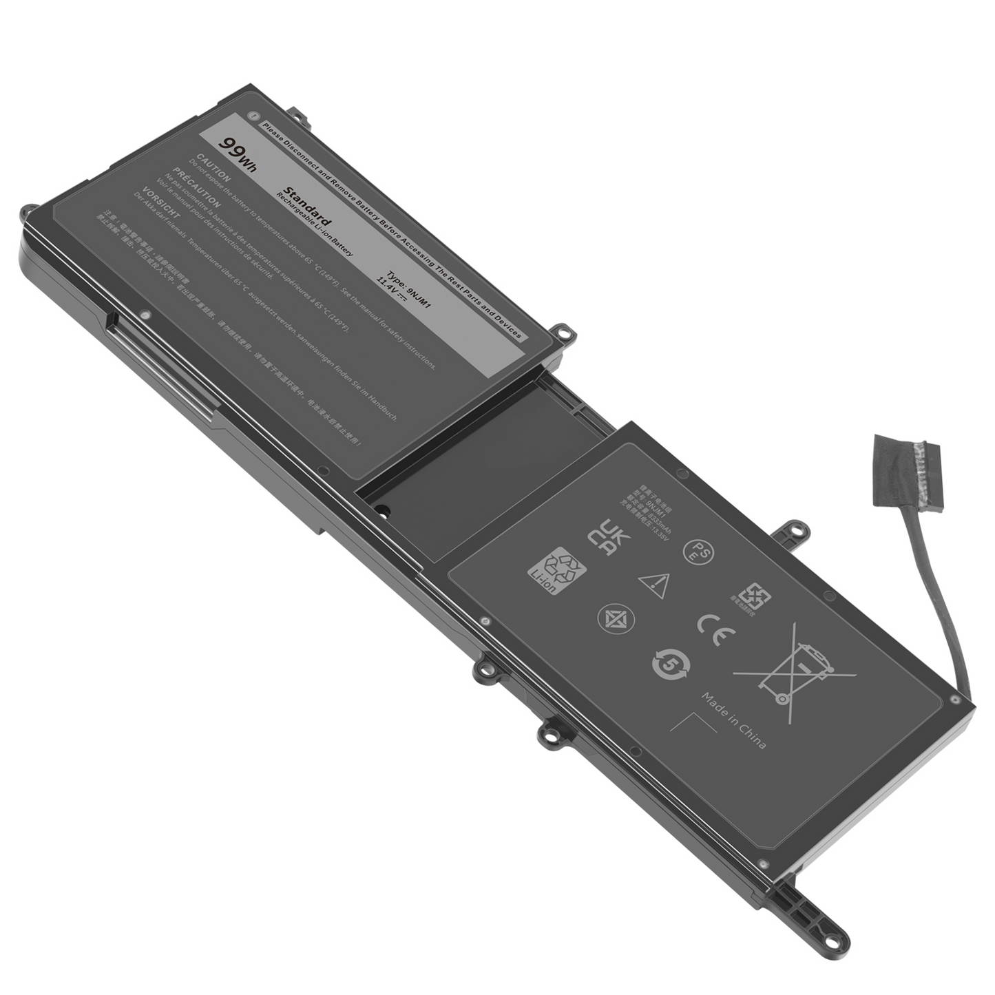 Battery For Dell Alienware 17 R4 Alienware 15 R3 4-Cell Laptop 99Wh 9NJM1 MG2YH
