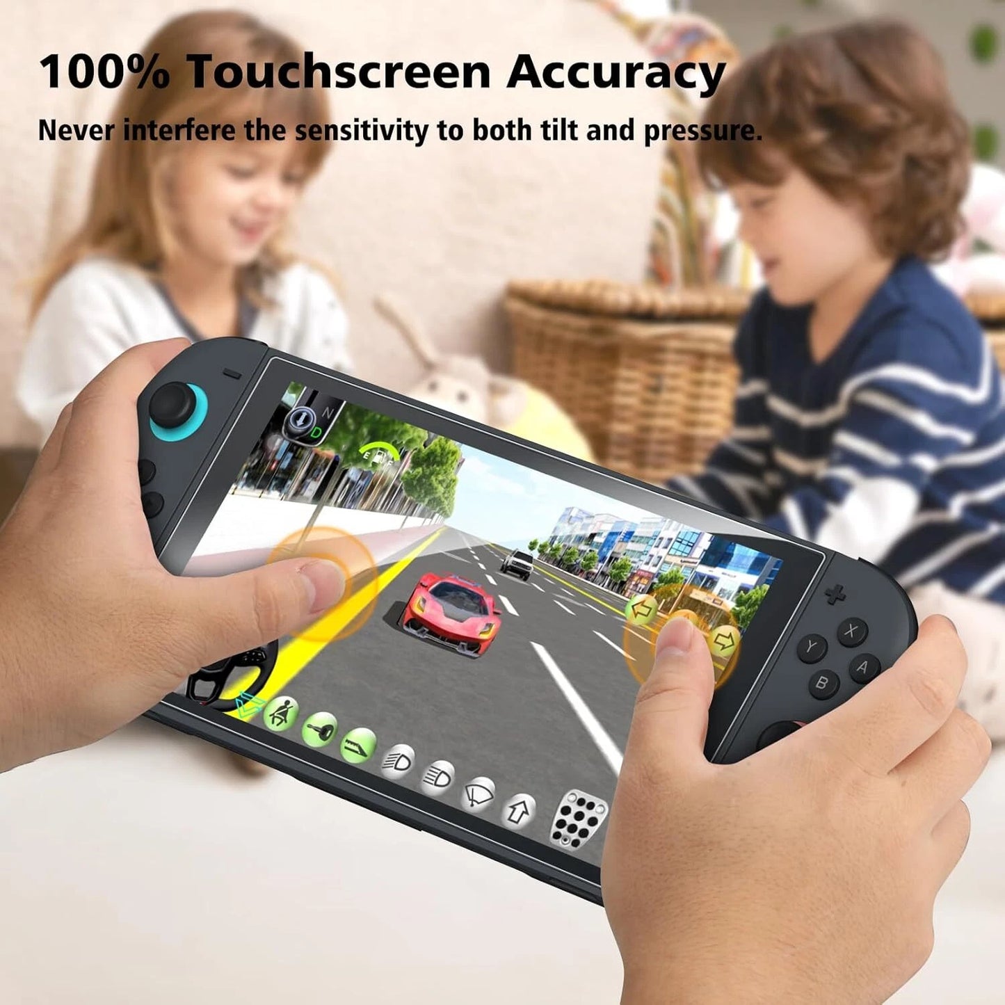 2-Pack Screen Protector for Nintendo Switch 2 (2025) Tempered Glass Clear Film