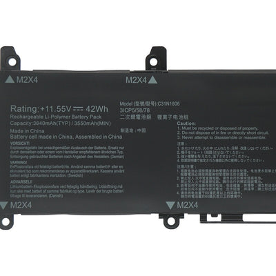 C31N1806 Battery For ASUS VivoBook S13 X330UA X330UN X330FA X330FL Series 42Wh