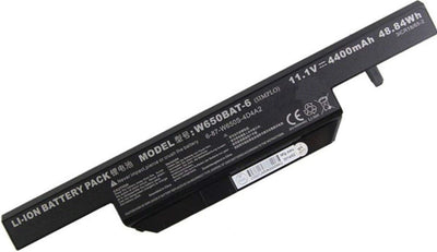 Clevo W650BAT-6 11.1V 48.84Wh Battery for W650SZ W670SJQ Hasee K610C K590C K750D