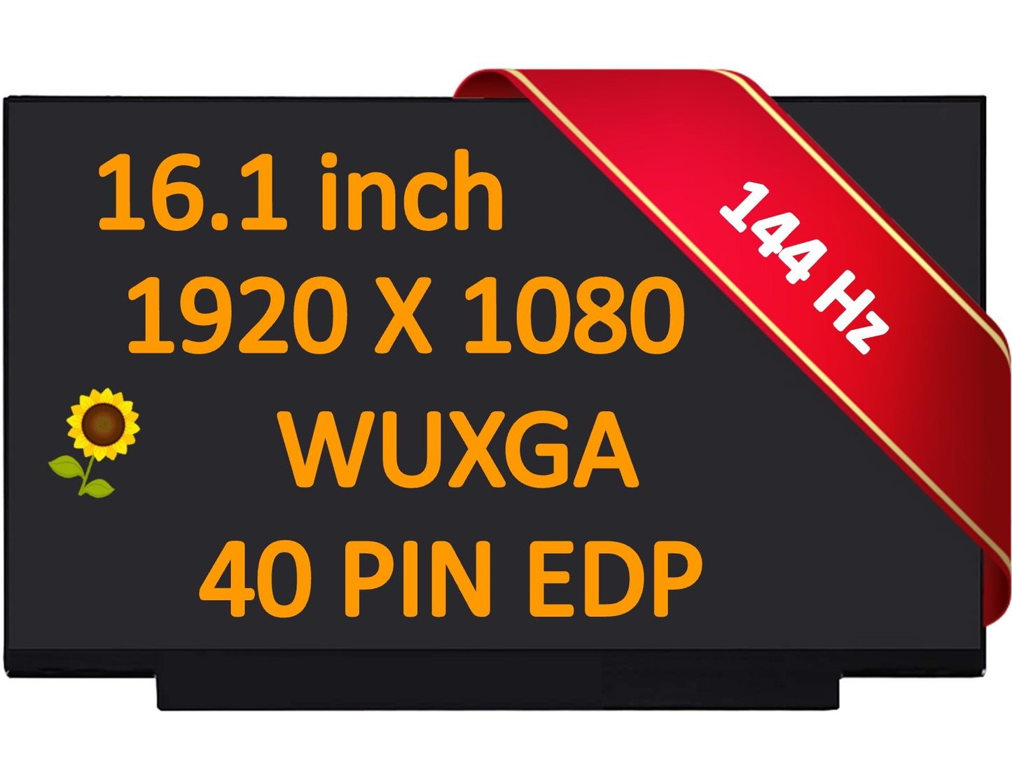 16.1" 144hz IPS FHD screen for BOE NV161FHM-NY1 NY2 NY3, NV161FHM-NX1 NX2 V3.0