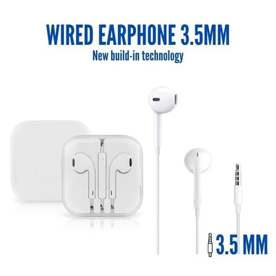 Headphones Earphones 3.5mm iPhone 6/5/4/iPad/Air Wired Earbuds