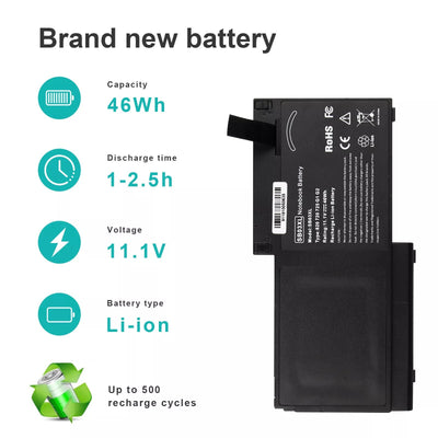 SB03XL SB03 Battery For HP Elitebook 720 725 820 G1 G2 HSTNN-LB4T 716726-421 NEW