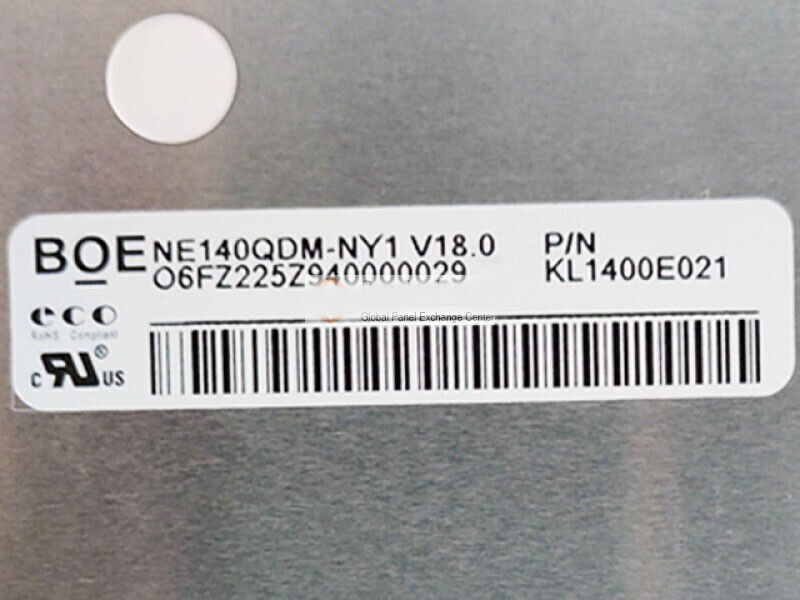 NE140QDM-NY1 14" 165Hz 2.5K WQXGA LCD Screen LED IPS Display Panel Replacement